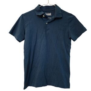 Basic Editions Boys Blue Polo Shirt Size L (10/12)